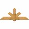 Ekena Millwork Redmond Rough Sawn Timber Gable Bracket, Western Red Cedar, 60"W x 25"H x 6"D x 6"F, 10/12 Pitch GBW060X25X0606RED00RWR - alternate 1